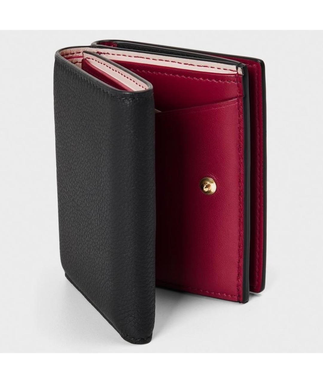 TIFFANY&CO Черный кожаный кошелек, фото 2