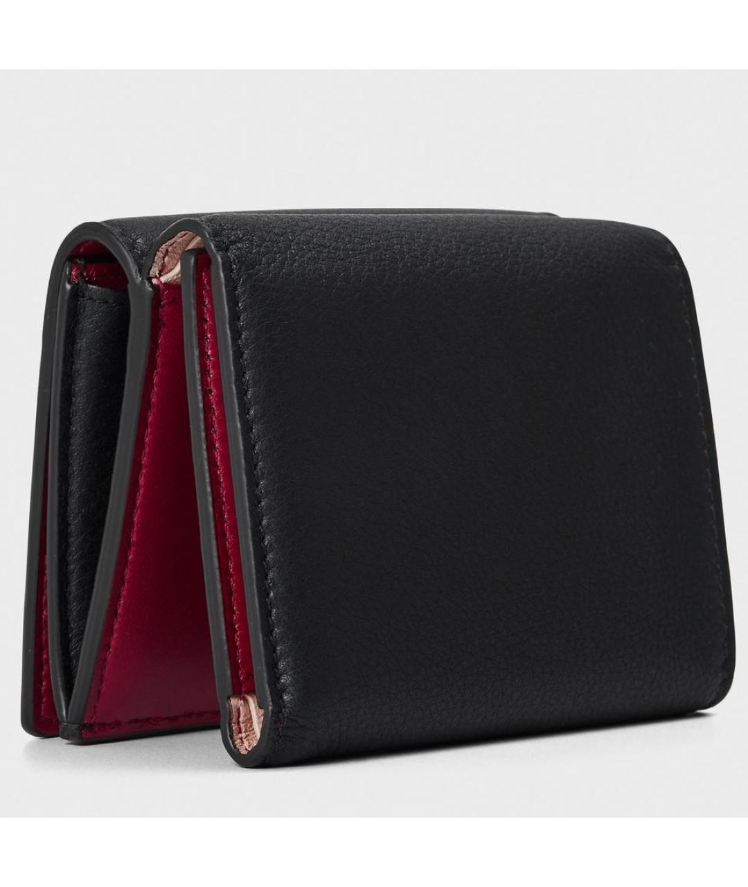 TIFFANY&CO Черный кожаный кошелек, фото 3