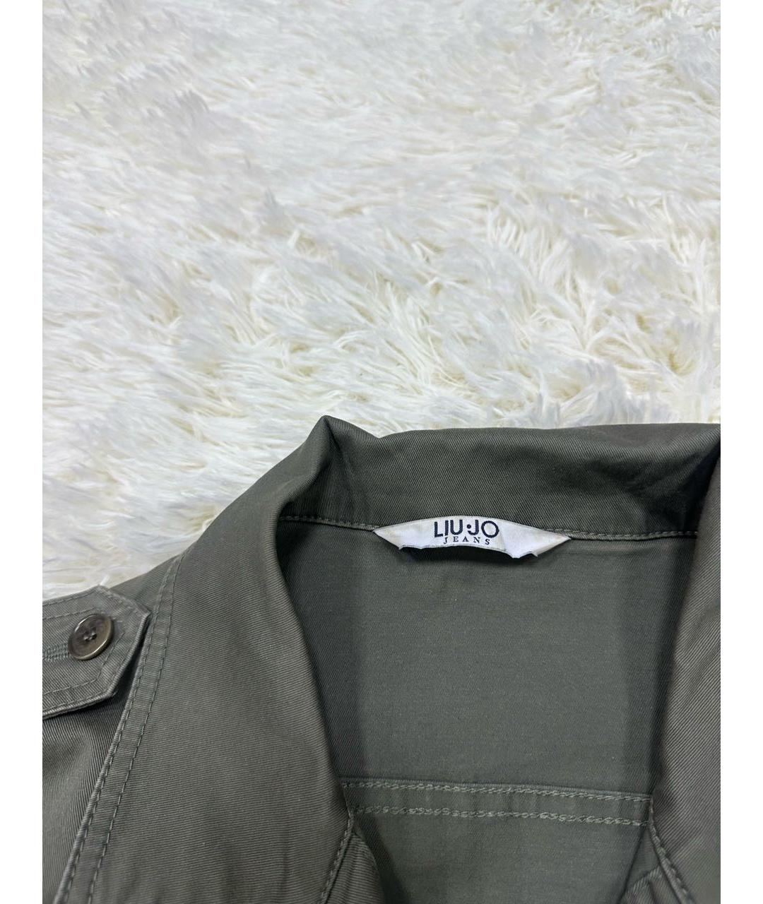 LIU JO Хаки рубашка, фото 5