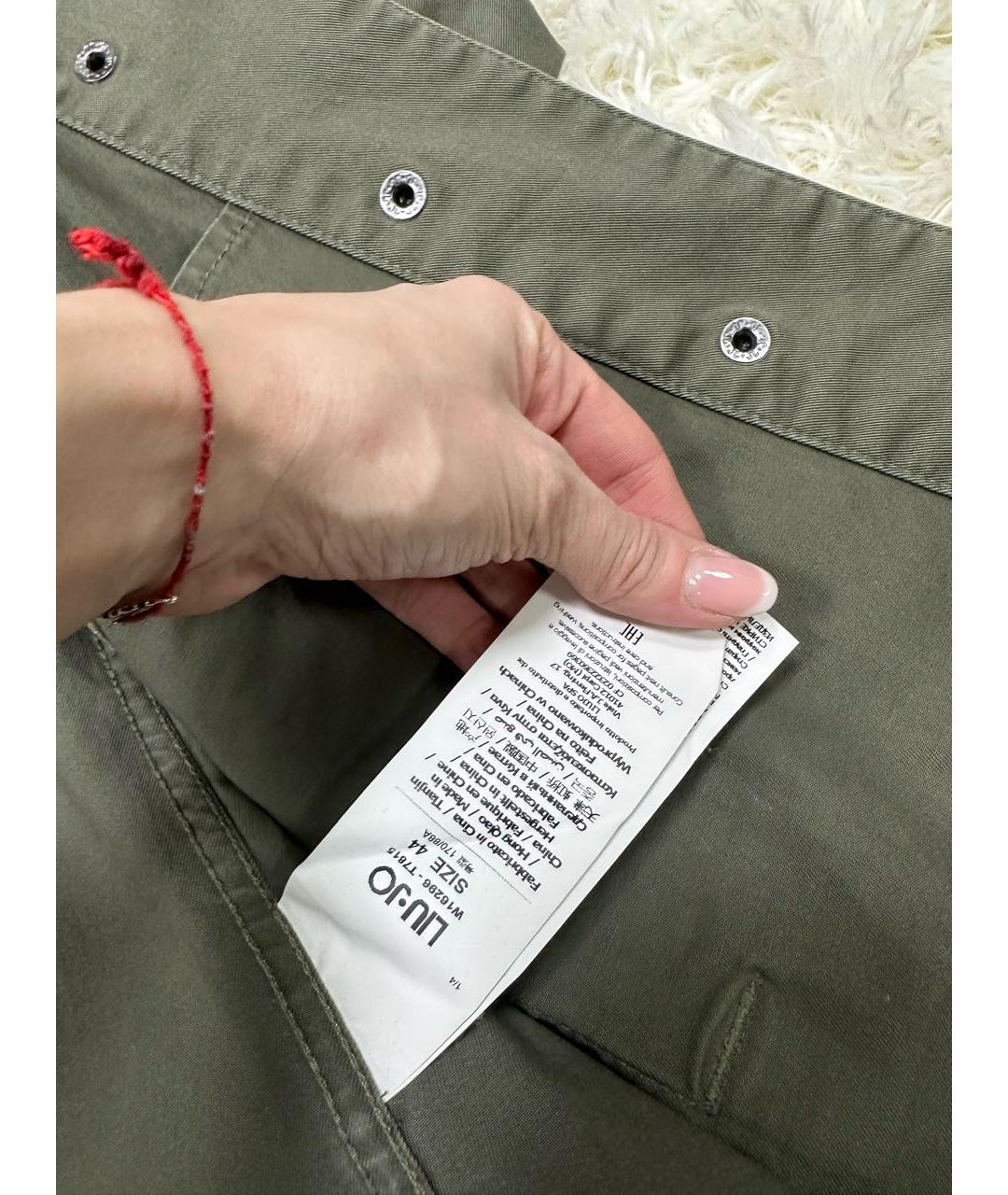 LIU JO Хаки рубашка, фото 2