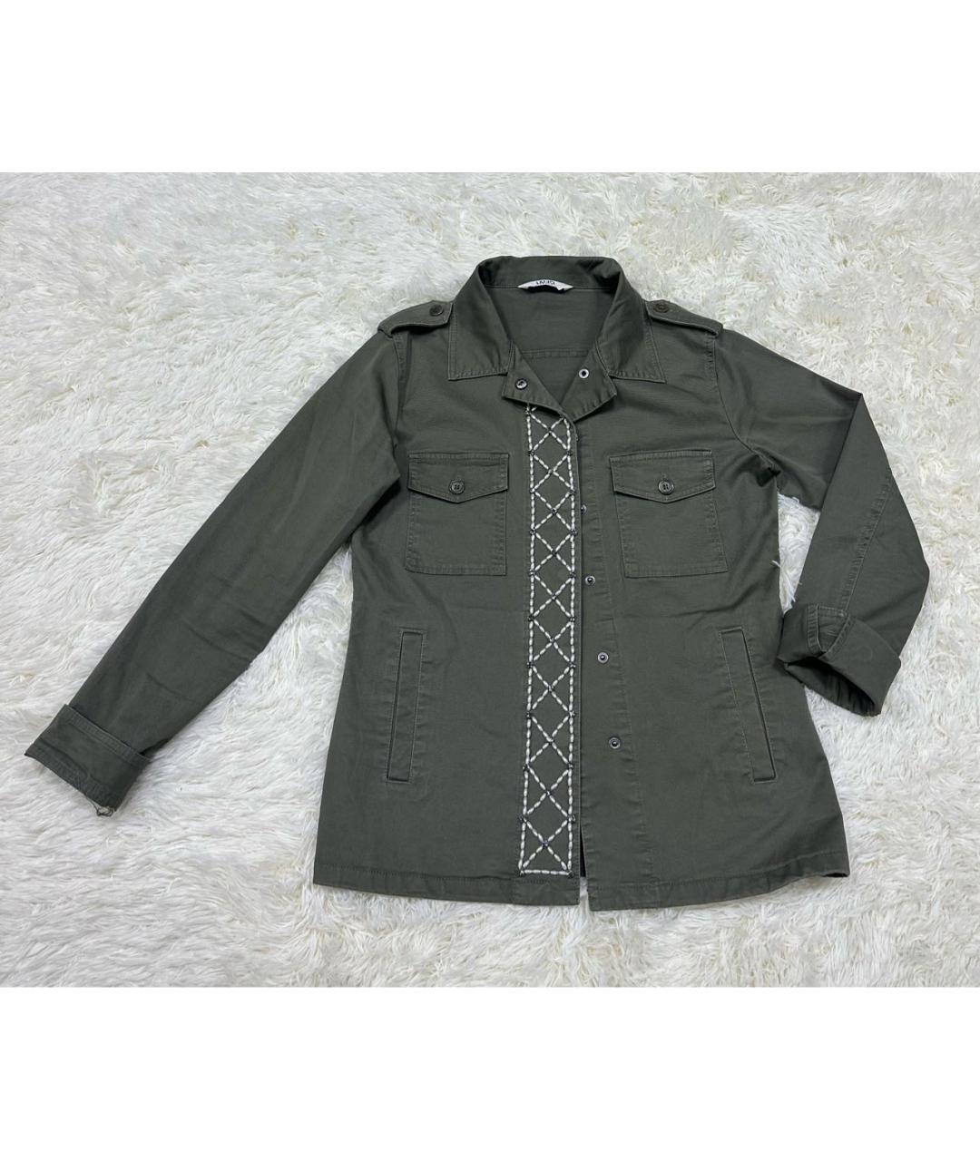LIU JO Хаки рубашка, фото 6