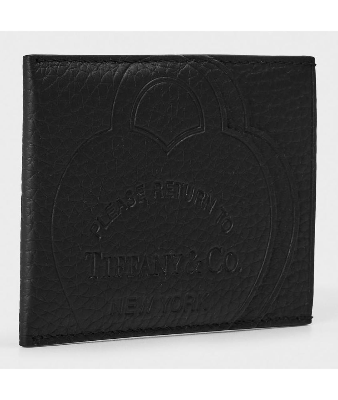 TIFFANY&CO Черный кожаный кардхолдер, фото 2