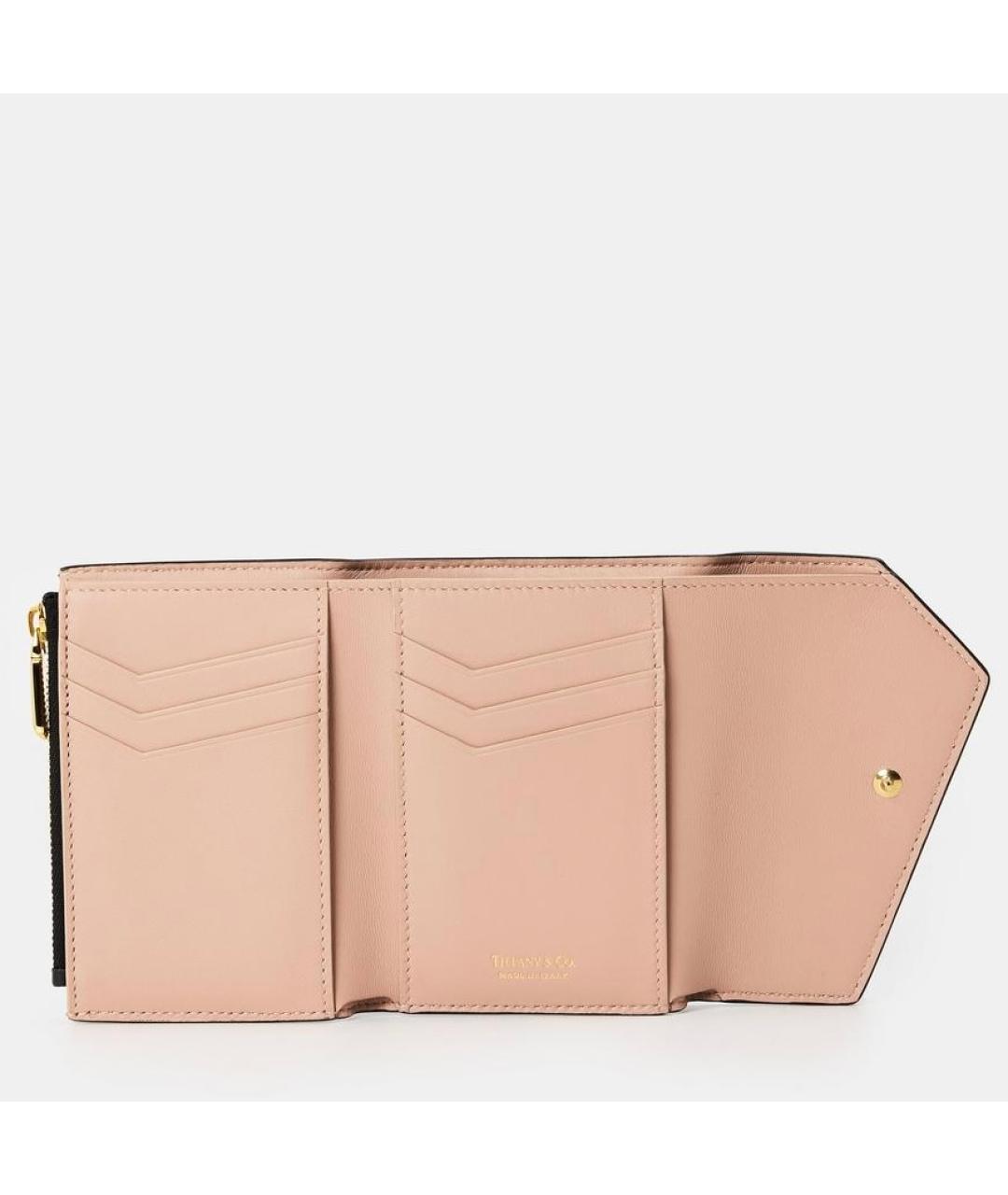 TIFFANY&CO Черный кожаный кошелек, фото 2