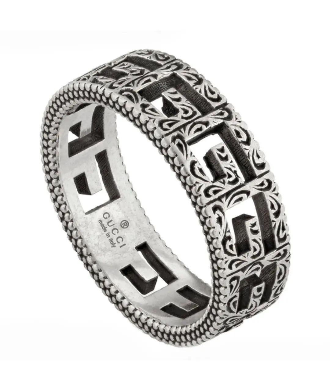 GUCCI Серебряное серебряное кольцо, фото 2