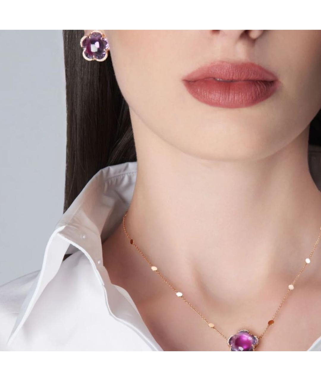 PASQUALE BRUNI Фиолетовые серьги из розового золота, фото 2