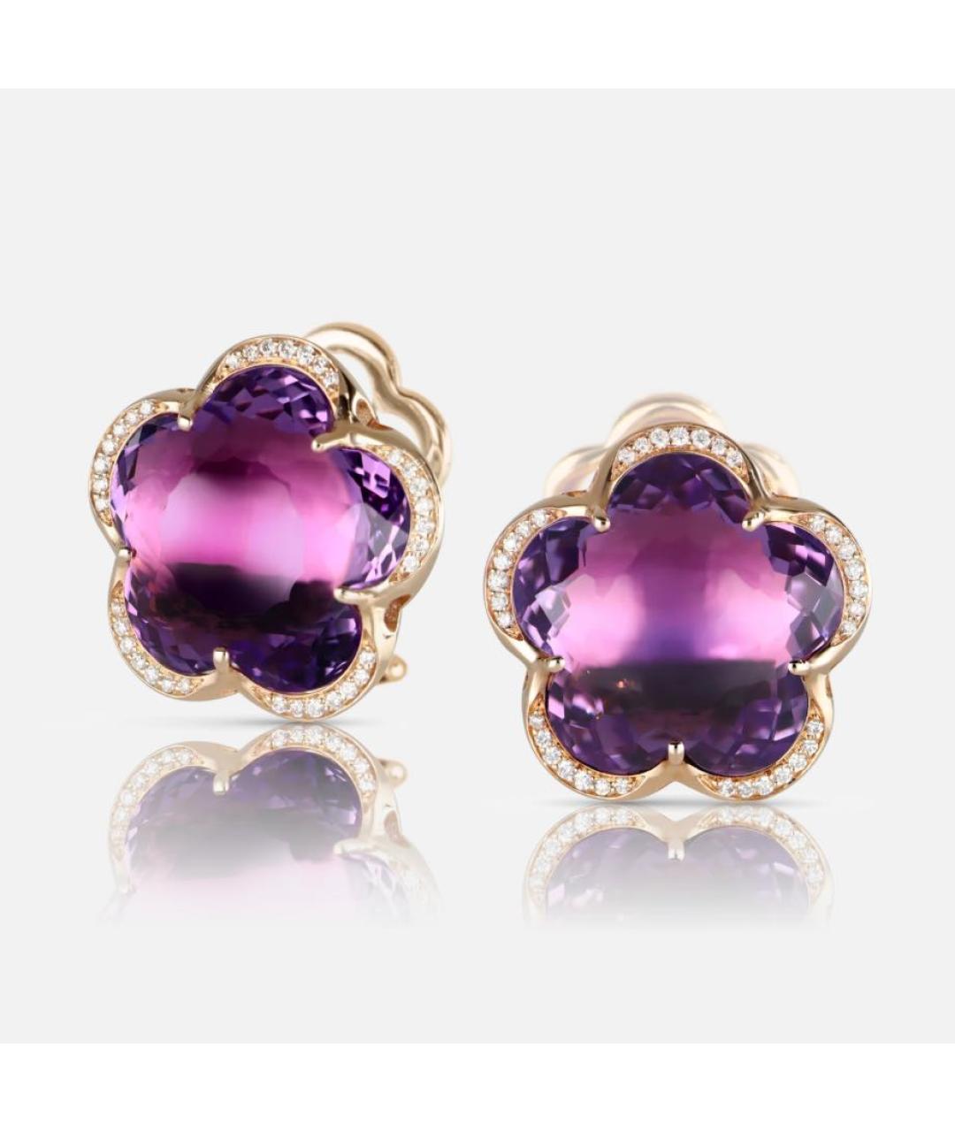 PASQUALE BRUNI Фиолетовые серьги из розового золота, фото 4