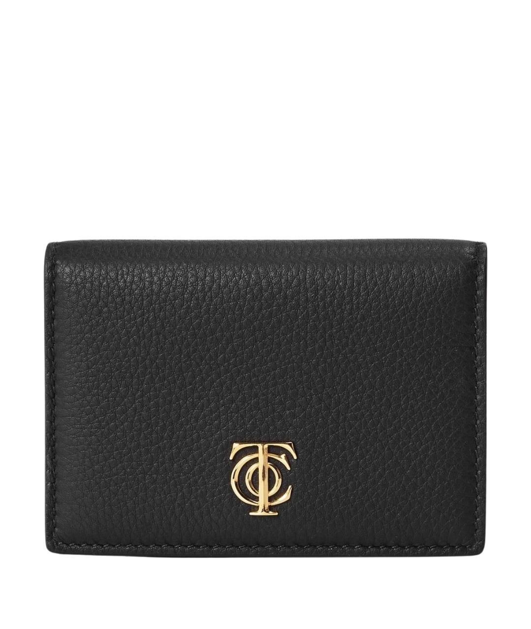 TIFFANY&CO Черный кожаный кардхолдер, фото 1