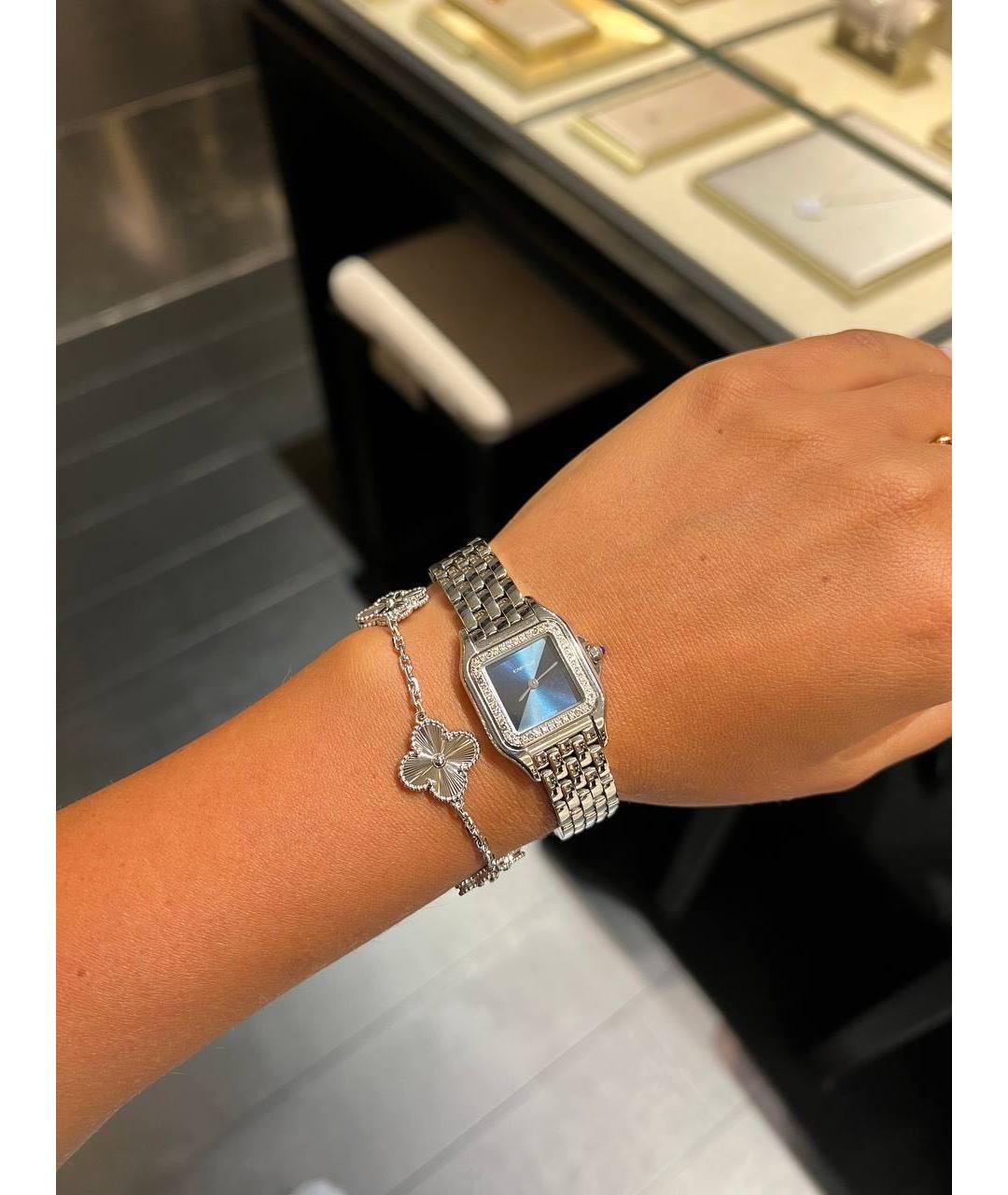 VAN CLEEF & ARPELS Серебрянный браслет из белого золота, фото 6