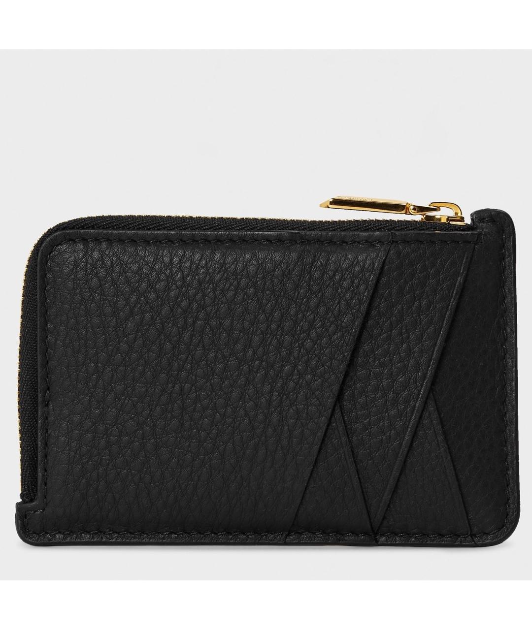 TIFFANY&CO Черный кожаный кардхолдер, фото 3