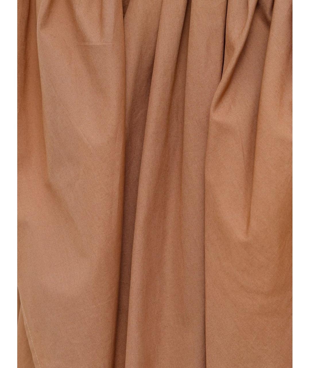 CHLOE Бежевая хлопковая юбка миди, фото 3