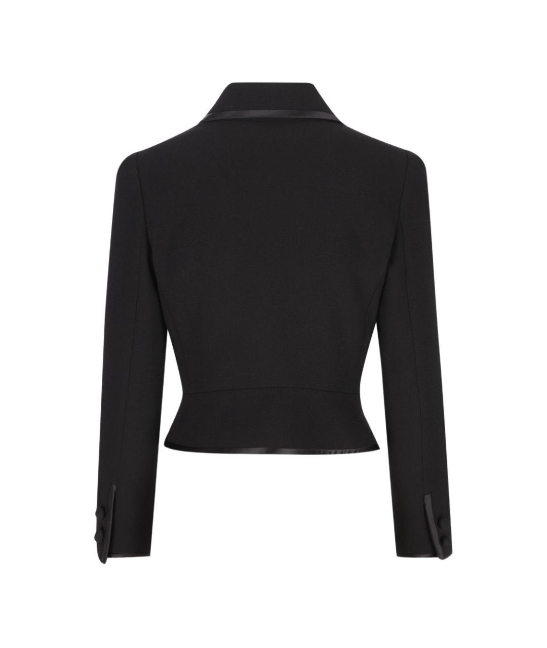 VALENTINO Черный шерстяной жакет/пиджак, фото 4