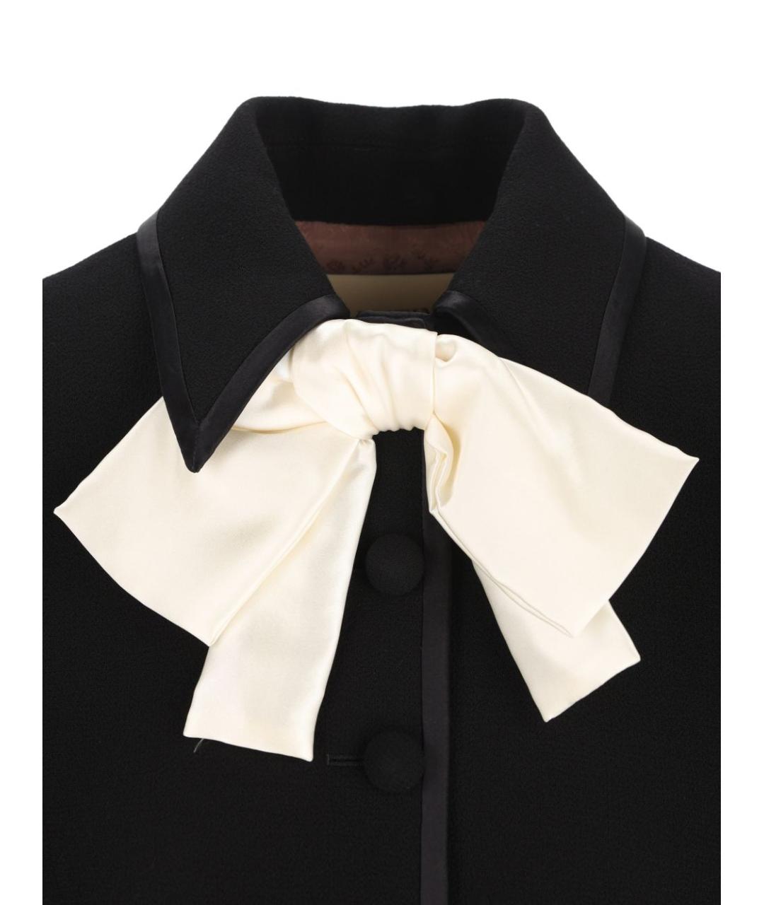 VALENTINO Черный шерстяной жакет/пиджак, фото 3