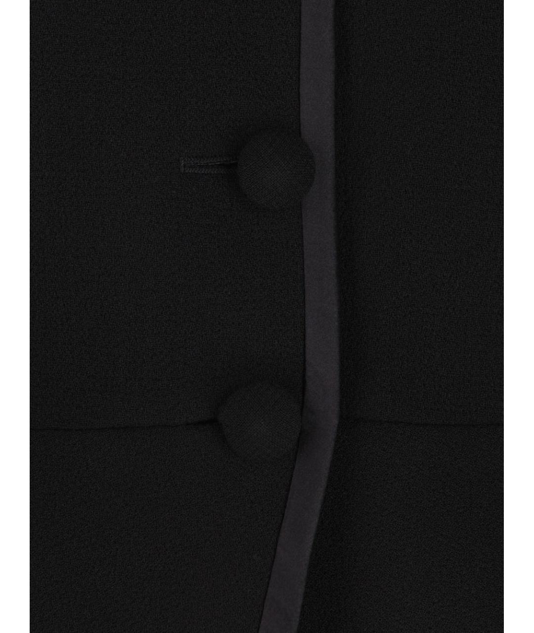 VALENTINO Черный шерстяной жакет/пиджак, фото 2