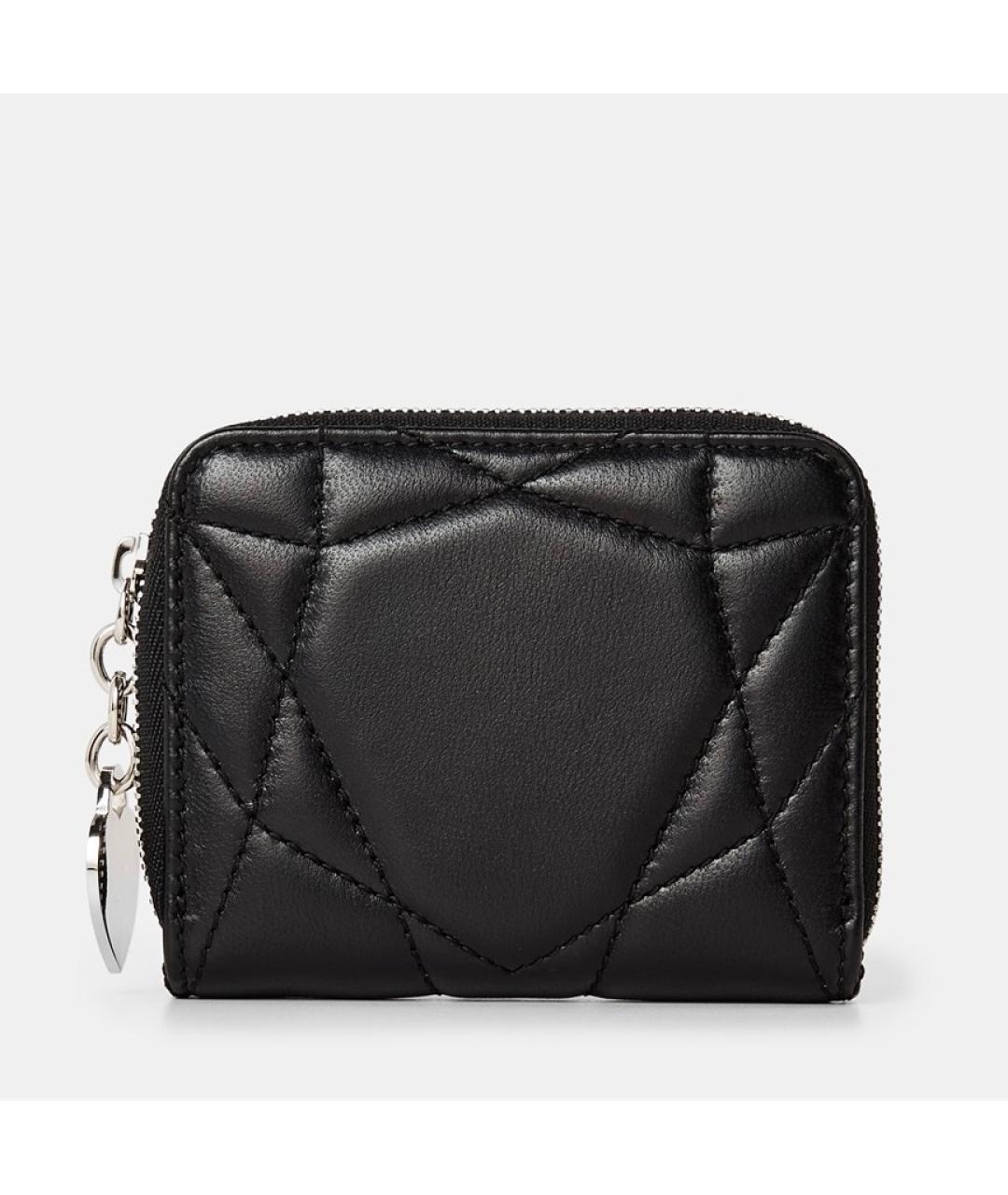 TIFFANY&CO Черный кожаный кошелек, фото 5