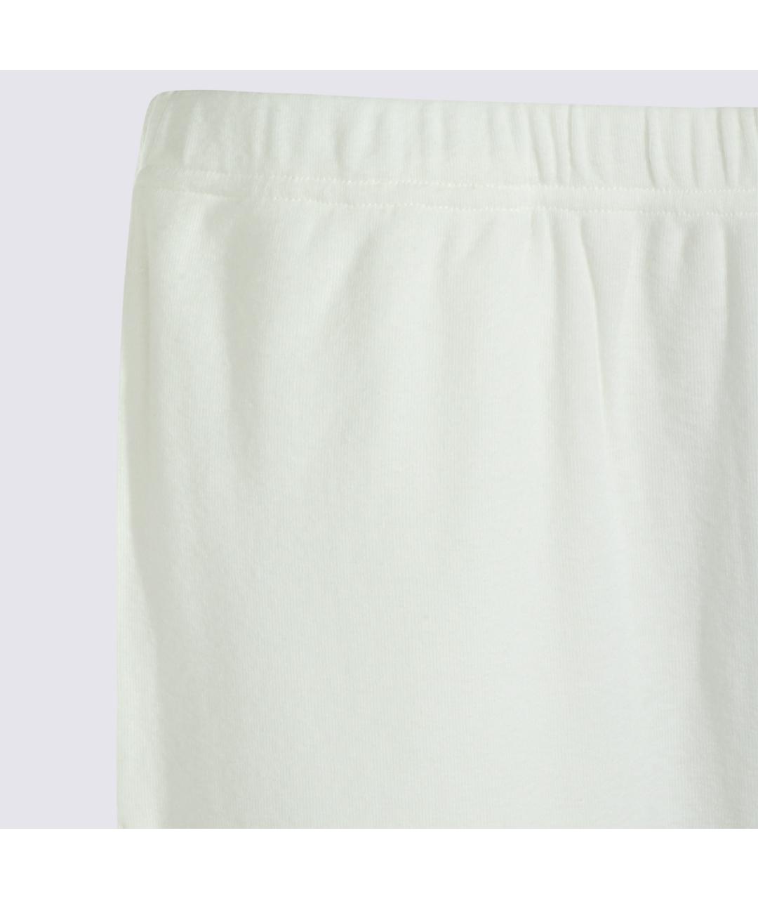 THE ROW Белые хлопковые прямые брюки, фото 3