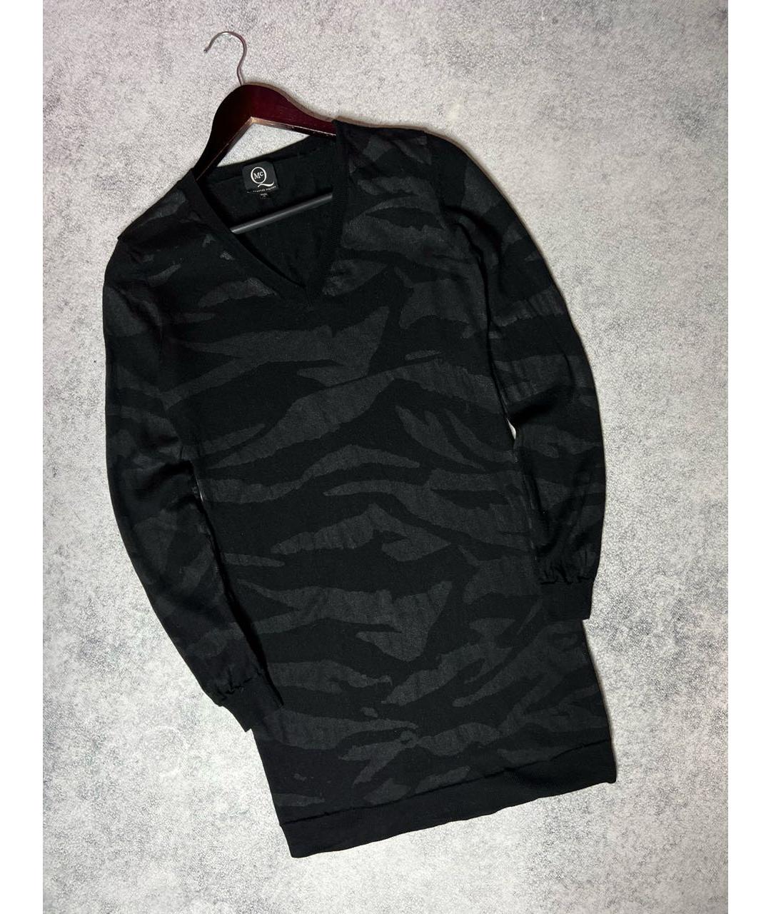 MCQ ALEXANDER MCQUEEN Черное шерстяное платье, фото 6