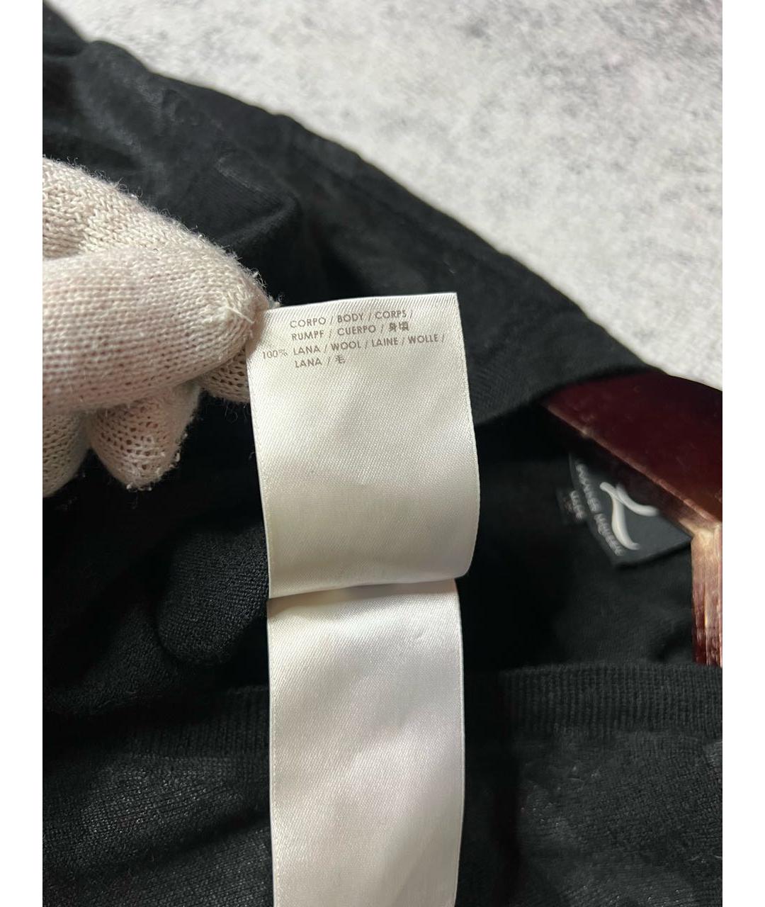 MCQ ALEXANDER MCQUEEN Черное шерстяное платье, фото 5