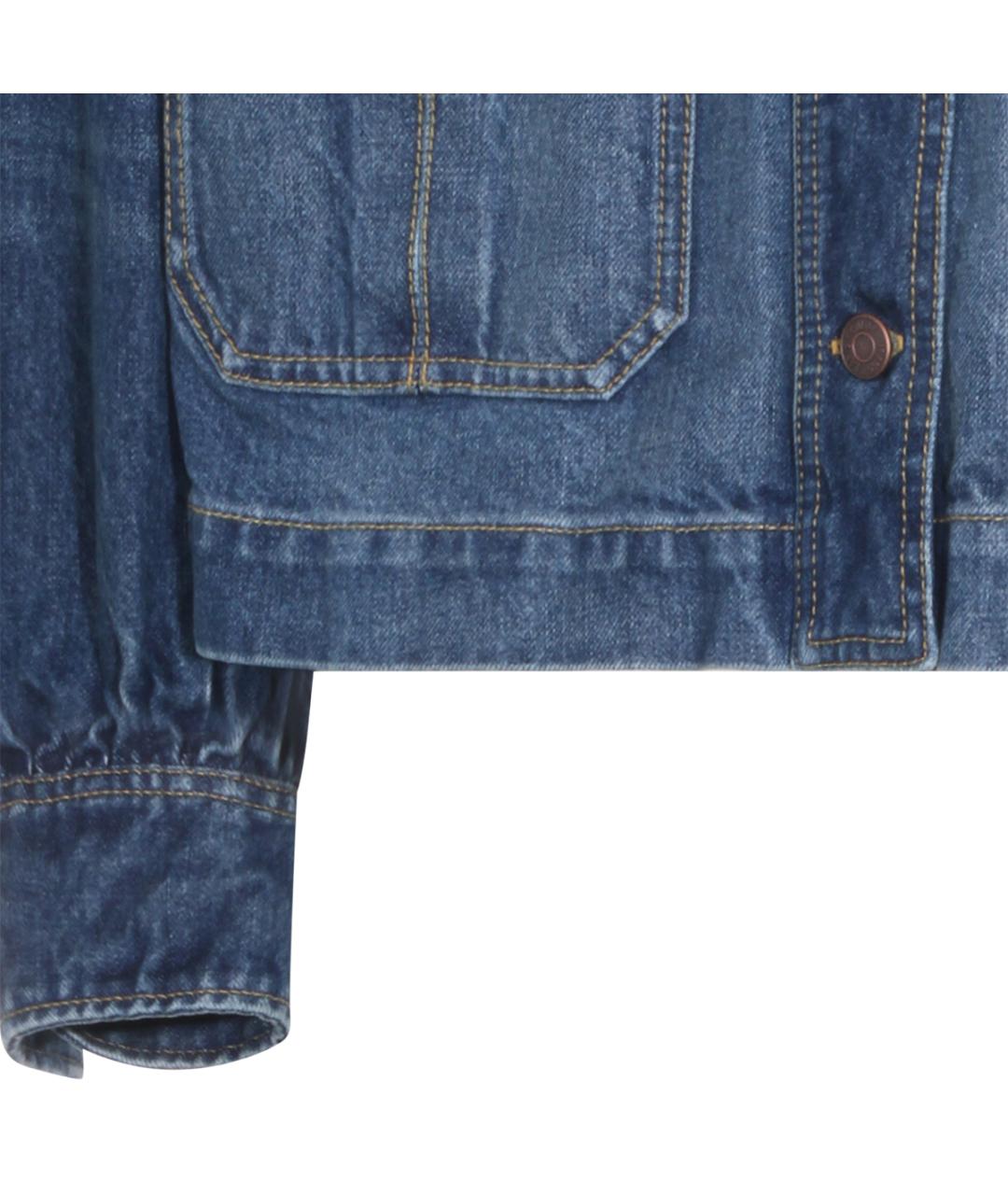 CHLOE Синяя хлопковая куртка, фото 3