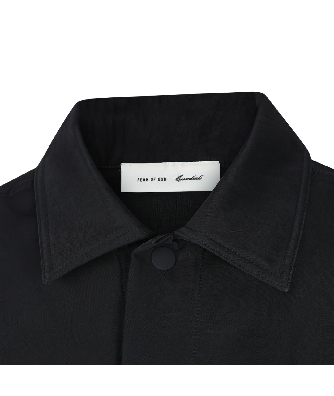 FEAR OF GOD ESSENTIALS Черная полиамидовая куртка, фото 3