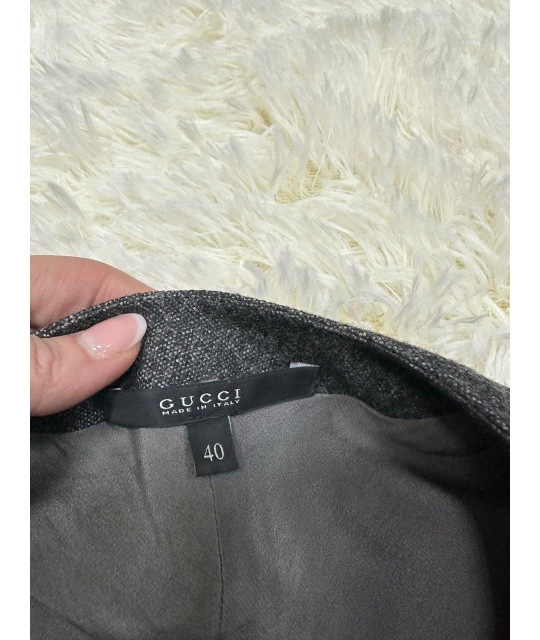 GUCCI Антрацитовое повседневное платье, фото 5