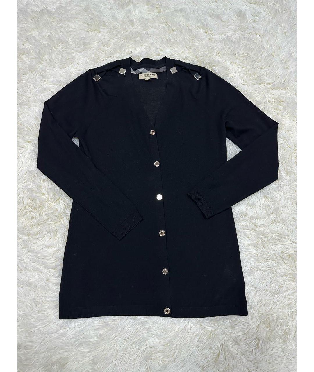 BURBERRY Черный кардиган, фото 6