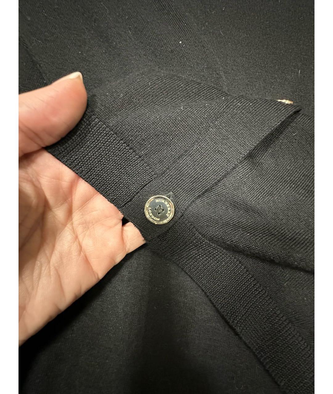 BURBERRY Черный кардиган, фото 4