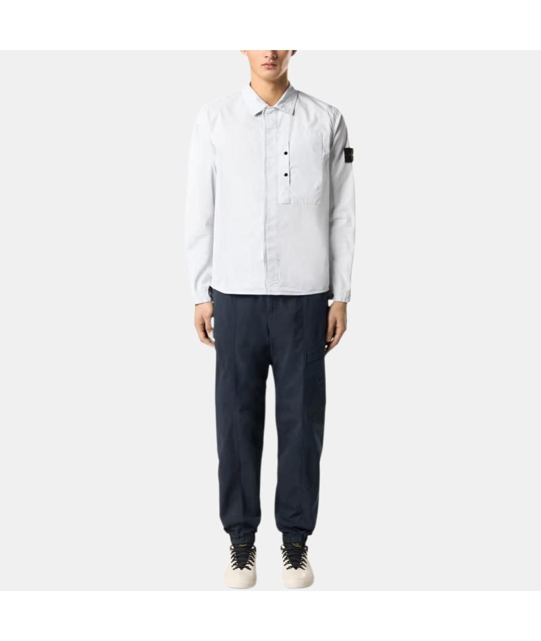 STONE ISLAND Голубая куртка, фото 3