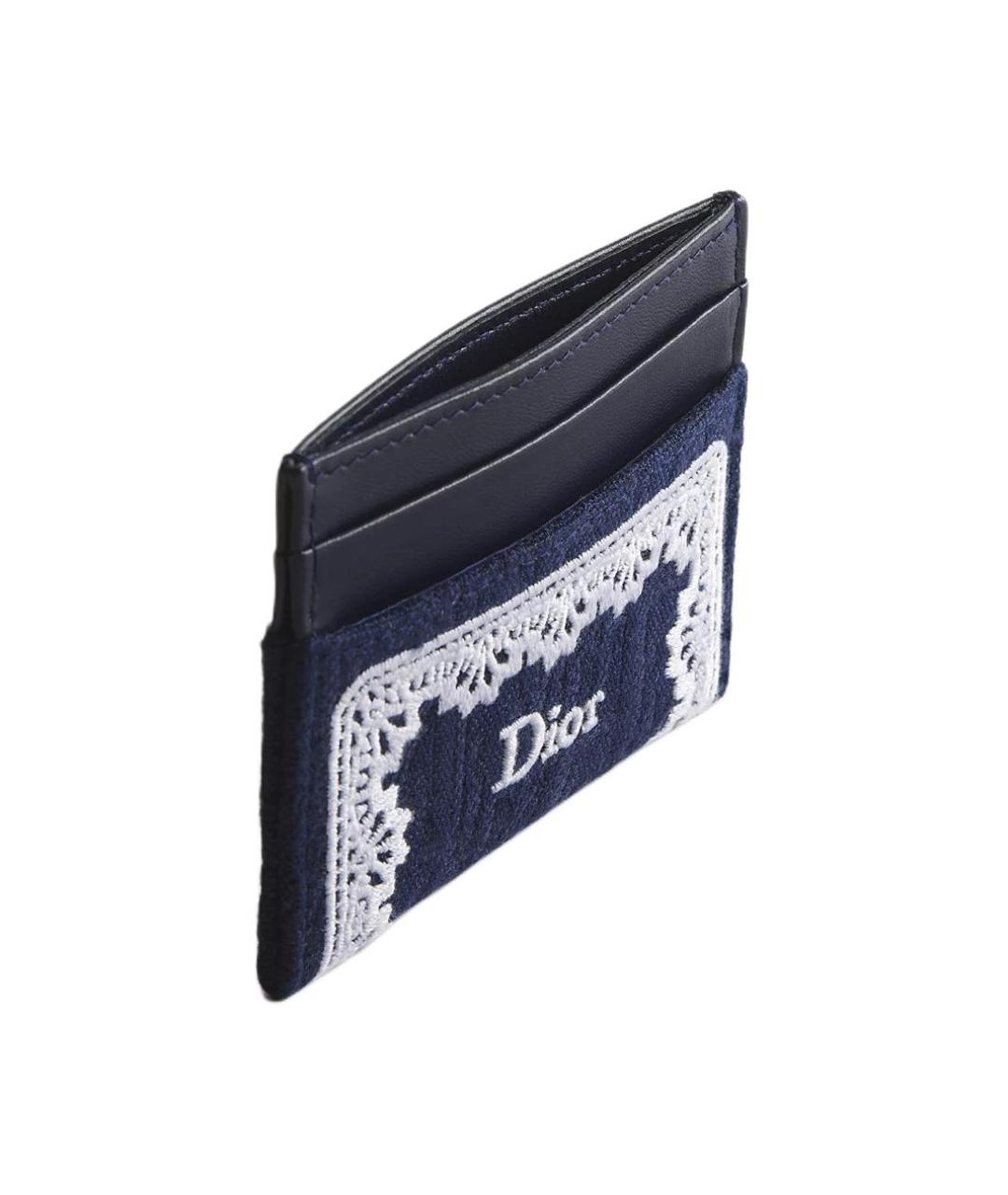 CHRISTIAN DIOR Синий кардхолдер, фото 2