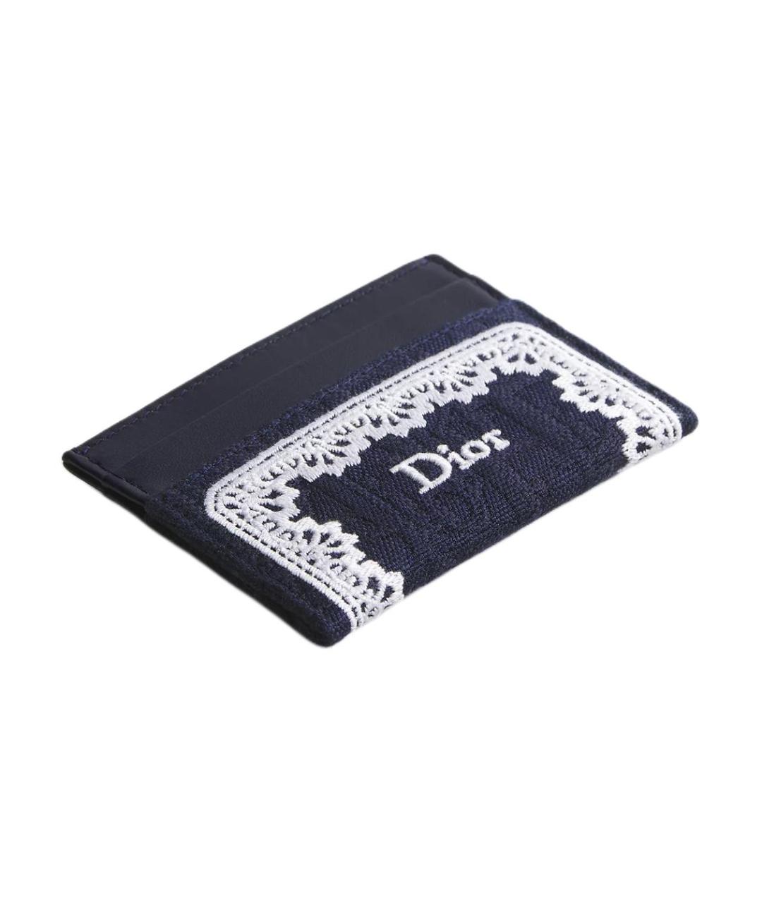 CHRISTIAN DIOR Синий кардхолдер, фото 3