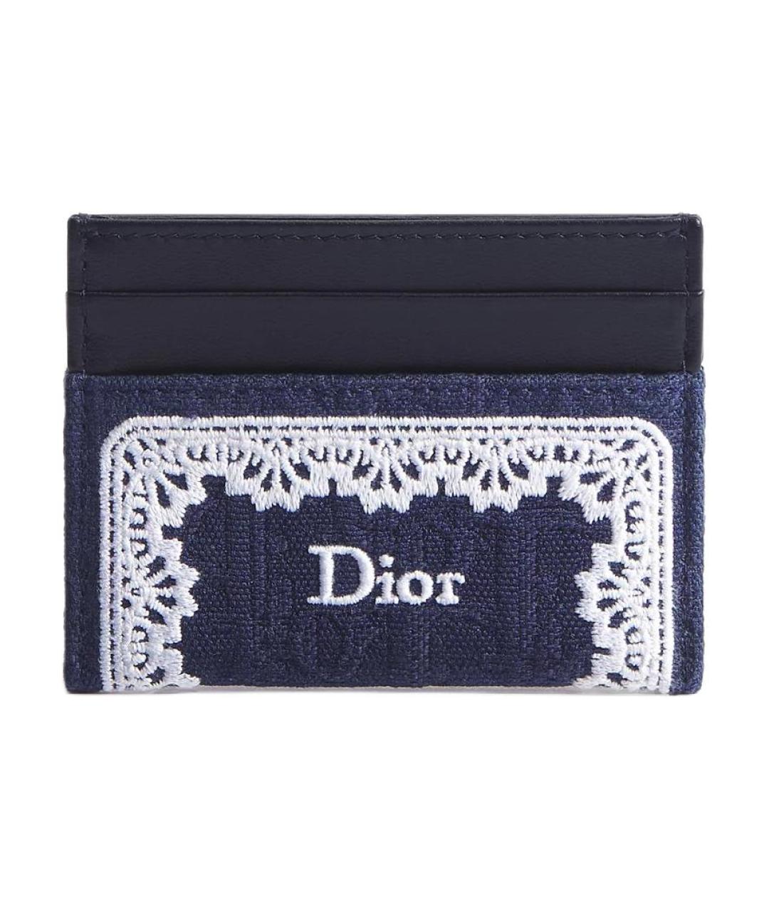 CHRISTIAN DIOR Синий кардхолдер, фото 1