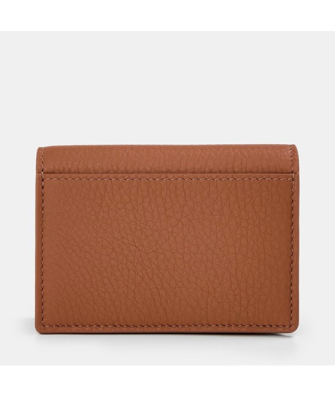 TIFFANY&CO Коричневый кожаный кардхолдер, фото 3