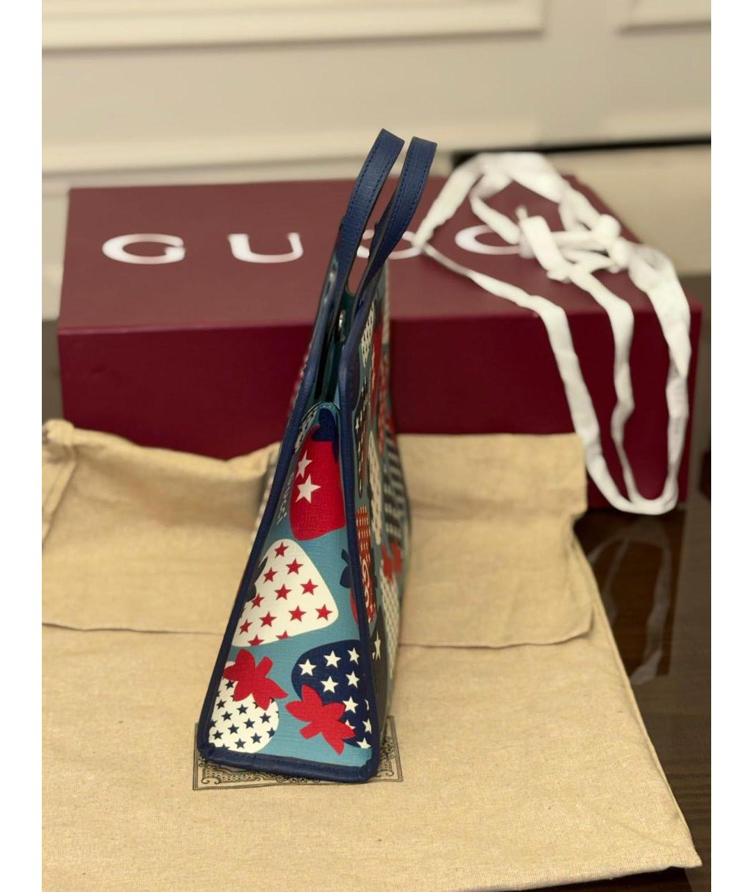 GUCCI Голубая сумка, фото 2