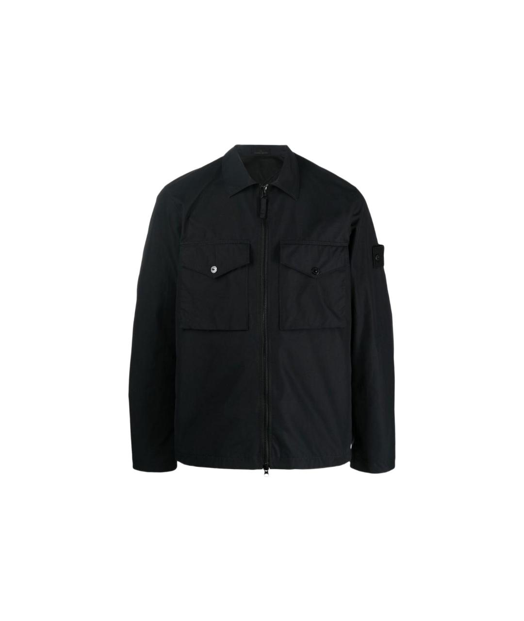 STONE ISLAND Черная куртка, фото 5