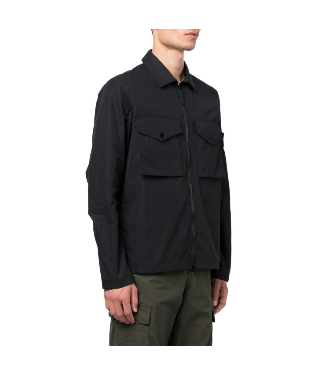 STONE ISLAND Черная куртка, фото 3
