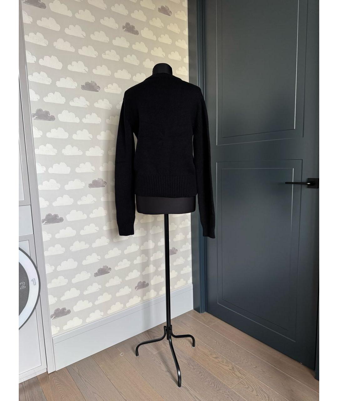 SAINT LAURENT Черный кашемировый кардиган, фото 5