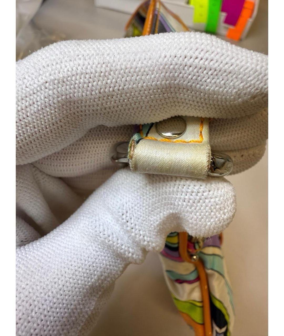 EMILIO PUCCI Мульти тканевая сумка с короткими ручками, фото 8