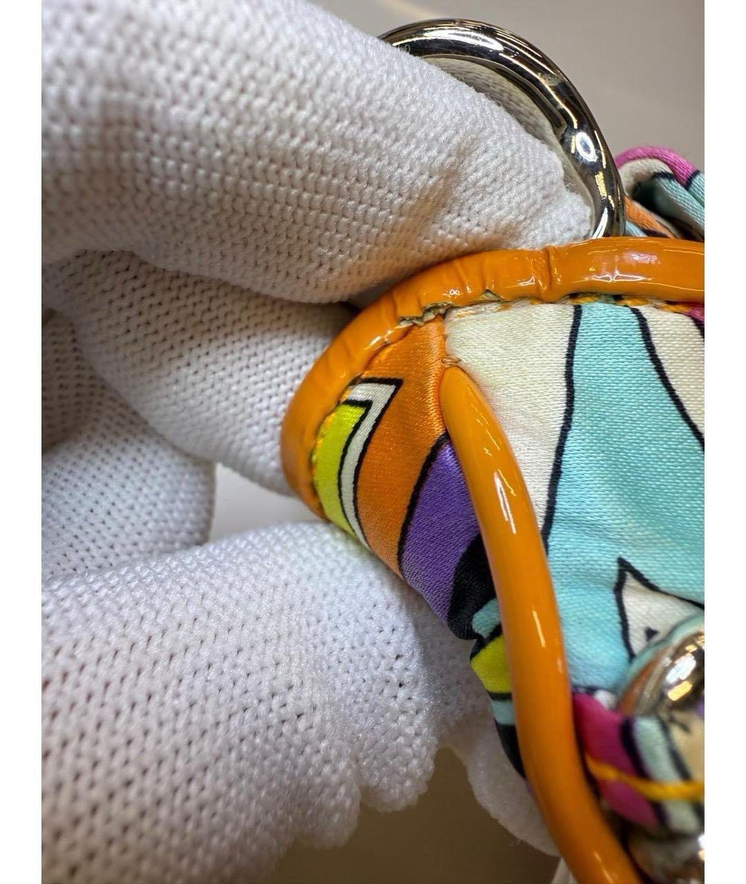 EMILIO PUCCI Мульти тканевая сумка с короткими ручками, фото 5