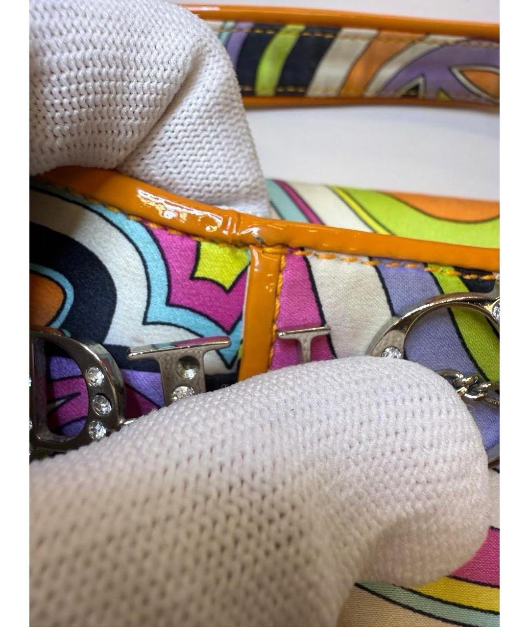 EMILIO PUCCI Мульти тканевая сумка с короткими ручками, фото 7