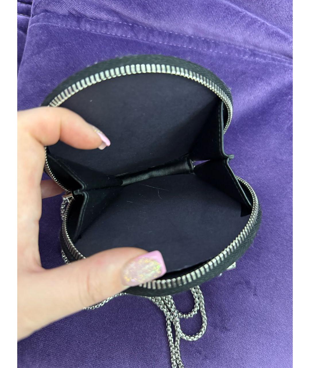 PRADA Черная сумка через плечо из лакированной кожи, фото 4