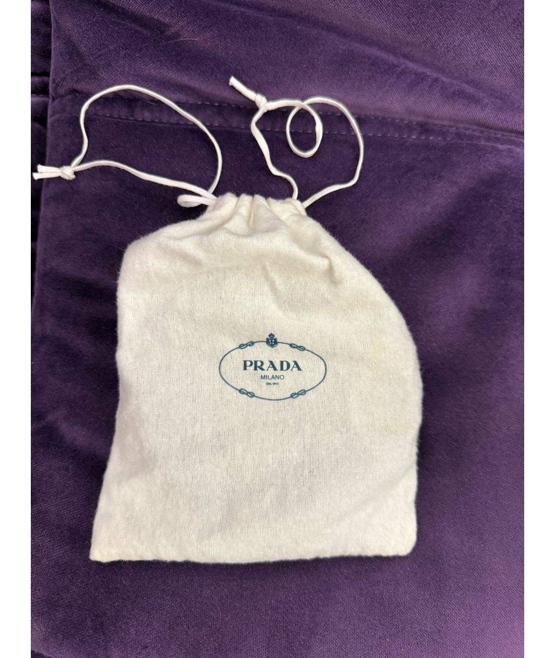 PRADA Черная сумка через плечо из лакированной кожи, фото 3