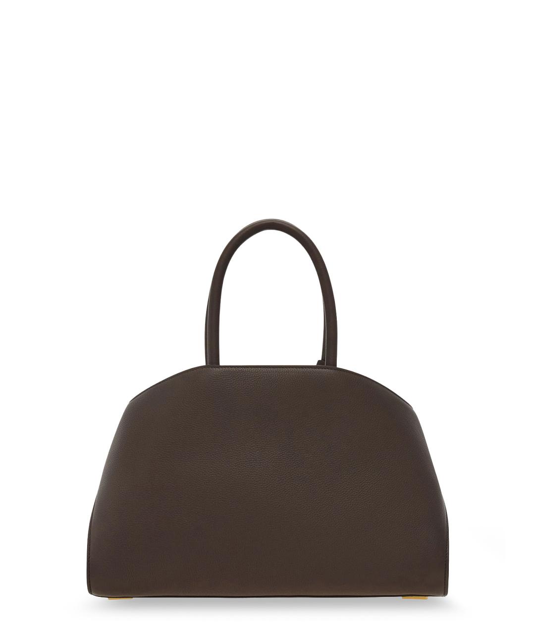 FERRAGAMO Коричневая кожаная сумка тоут, фото 2