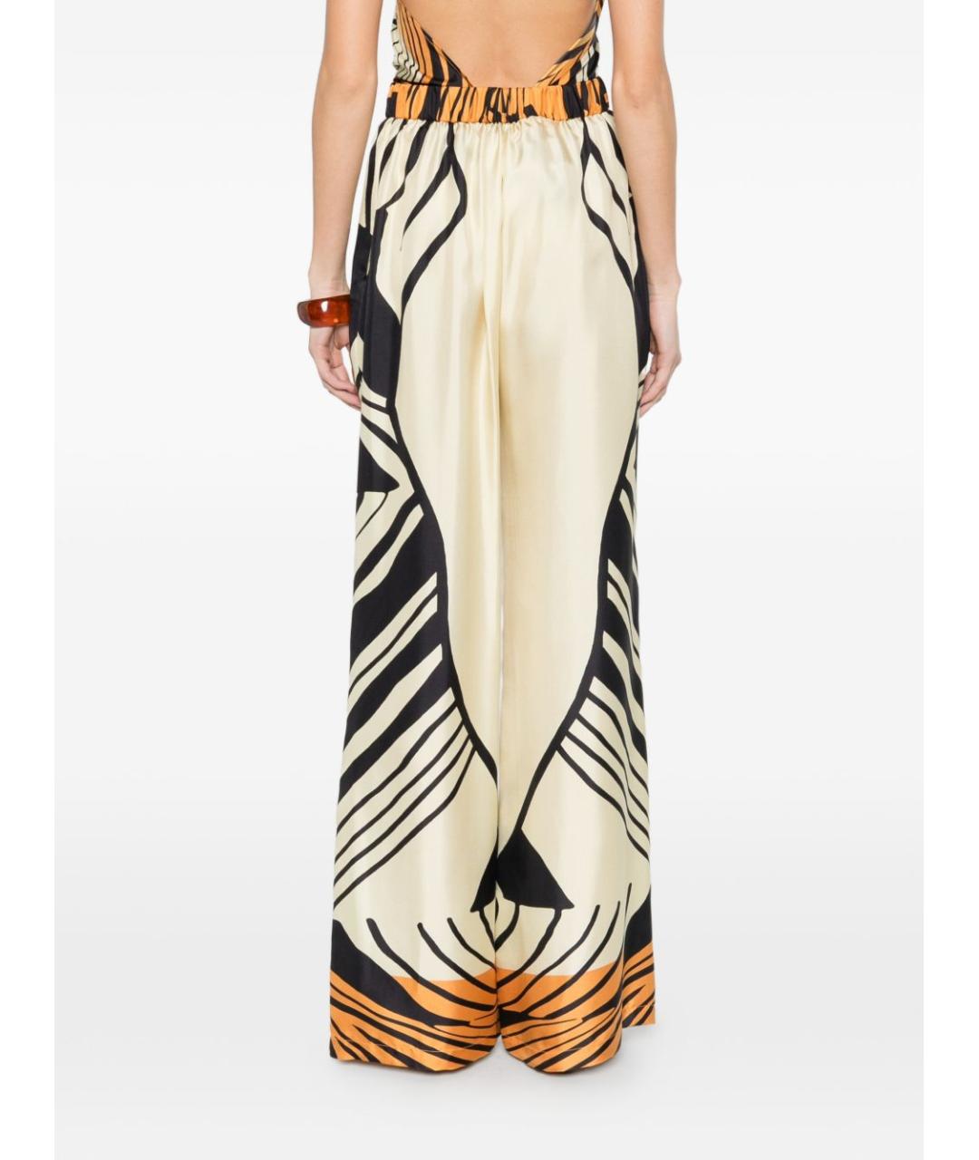 RAQUEL DINIZ Мульти прямые брюки, фото 4