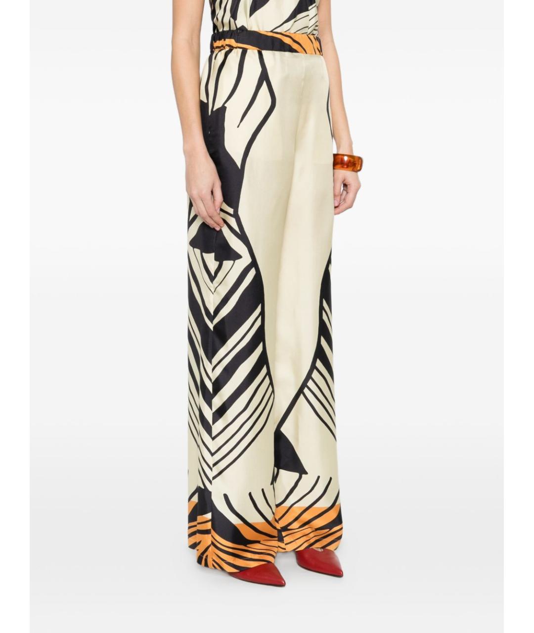 RAQUEL DINIZ Мульти прямые брюки, фото 3