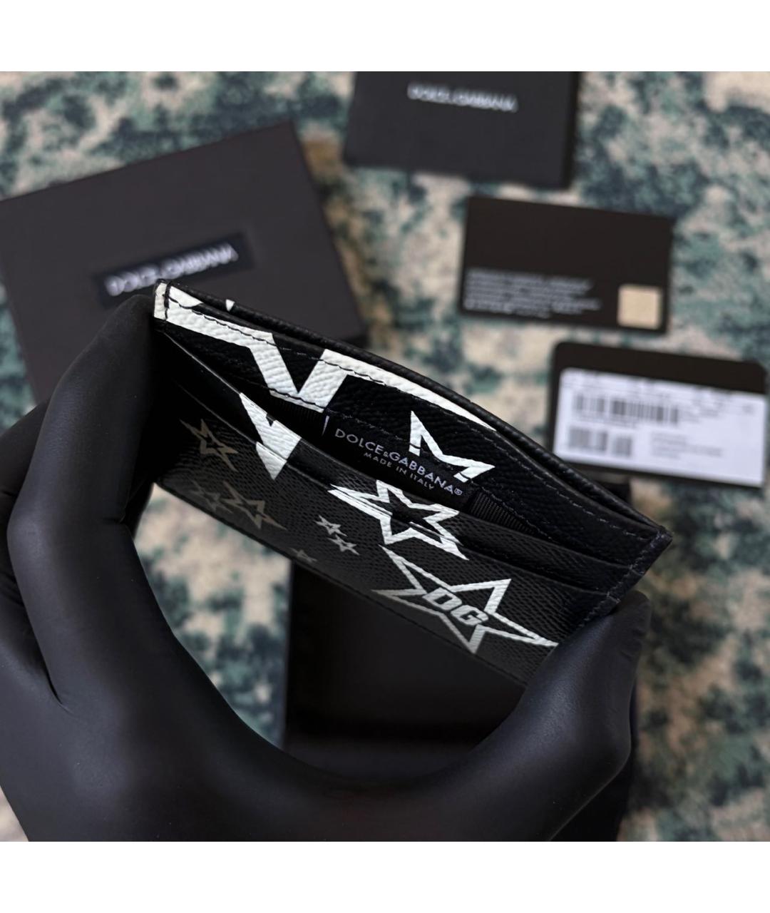 BURBERRY Черный кожаный кардхолдер, фото 7