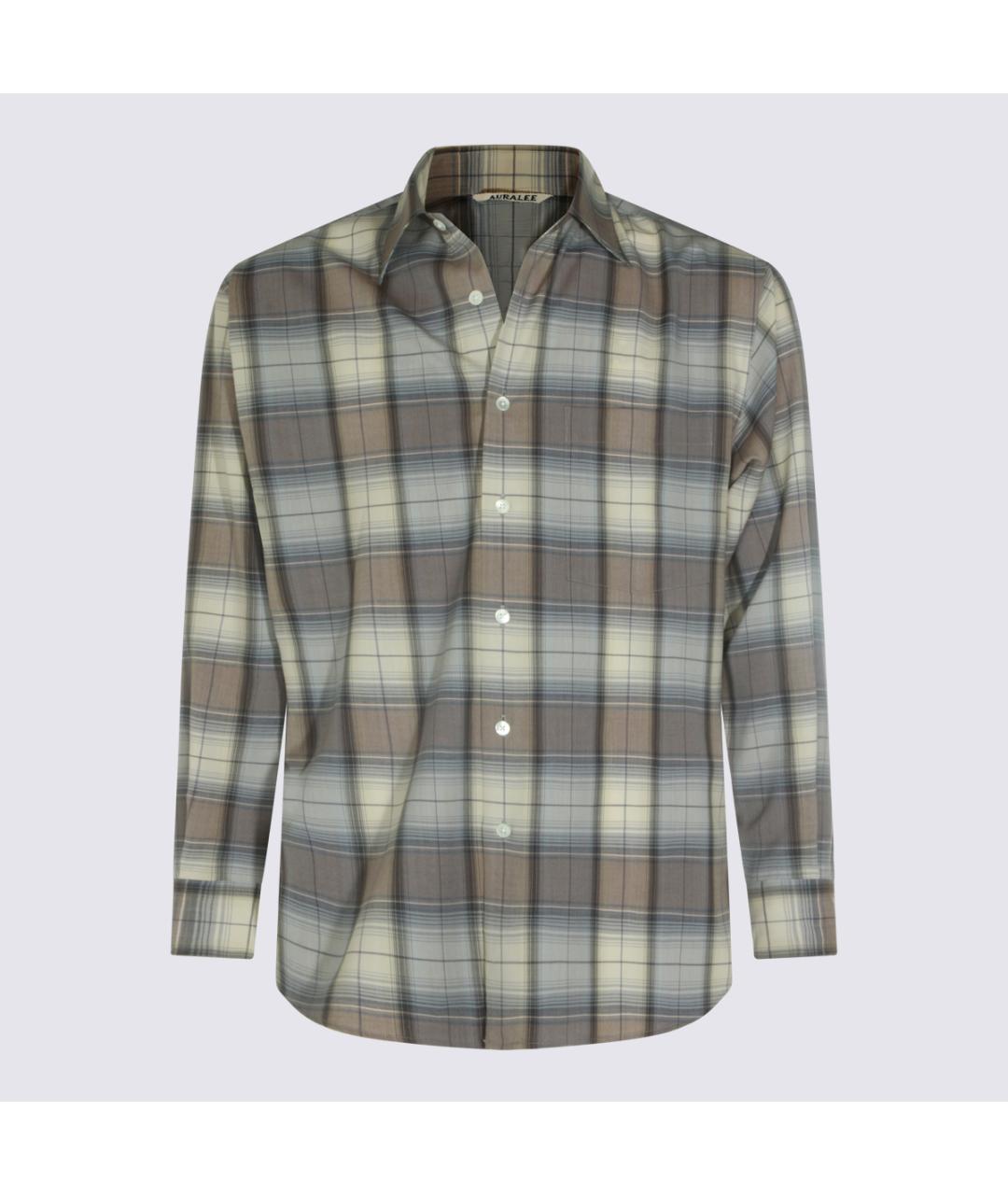AURALEE Мульти кэжуал рубашка, фото 5