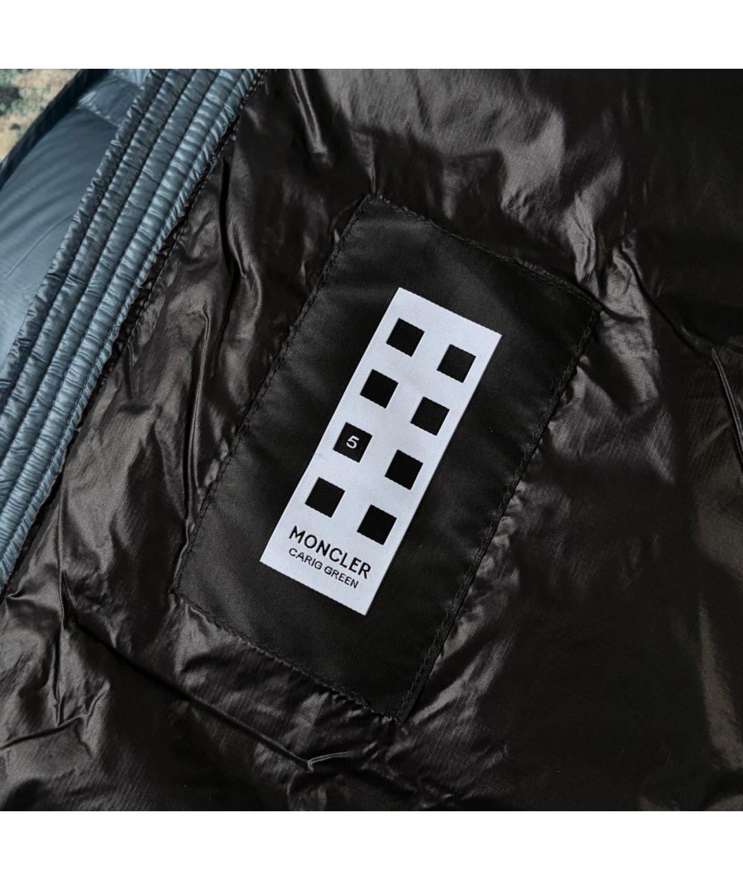 MONCLER Голубой пуховик, фото 7