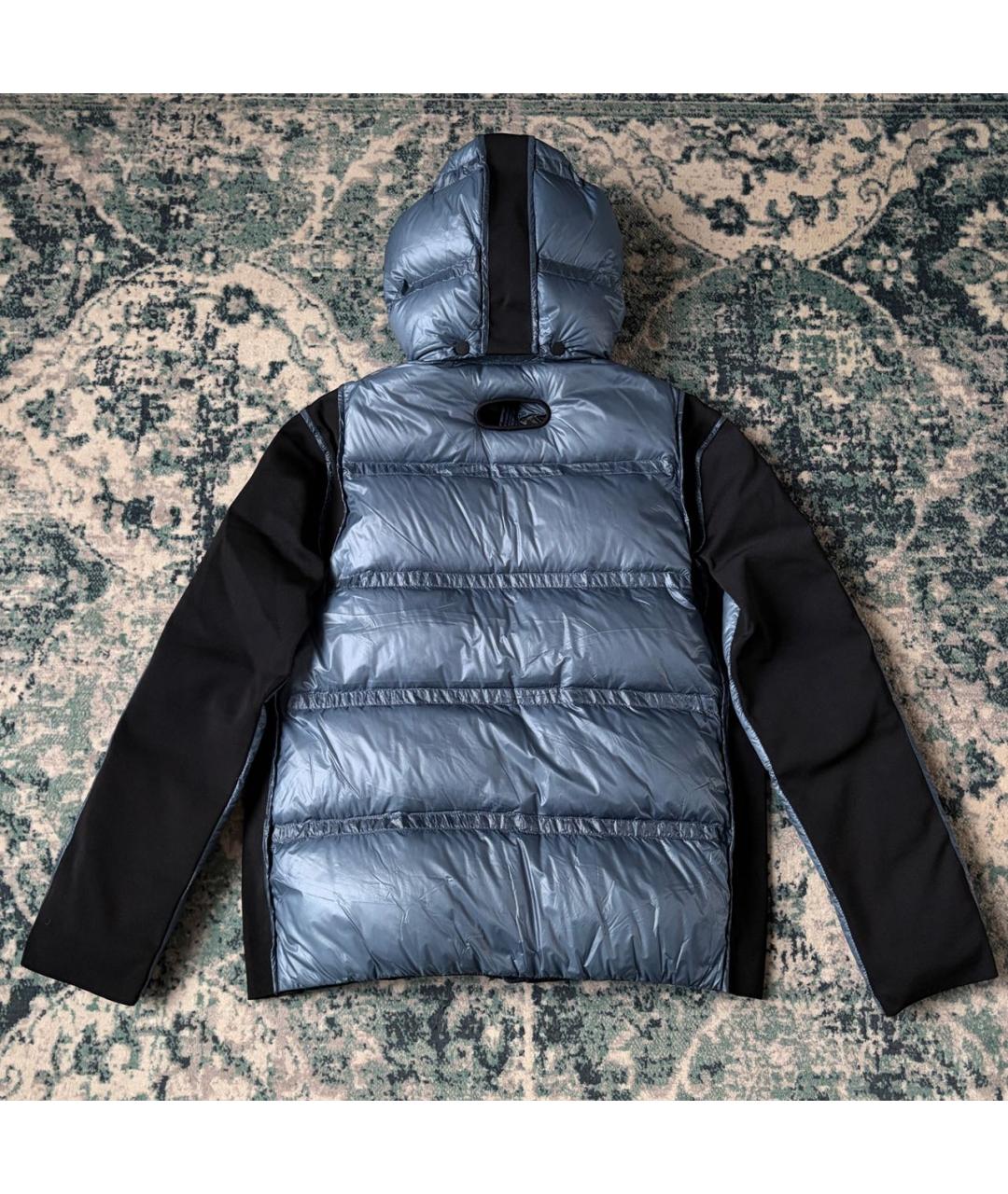 MONCLER Голубой пуховик, фото 8