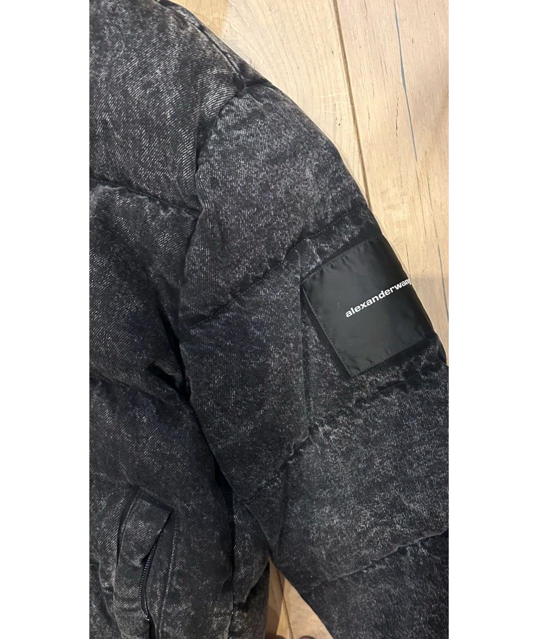 ALEXANDER WANG Антрацитовая куртка, фото 3