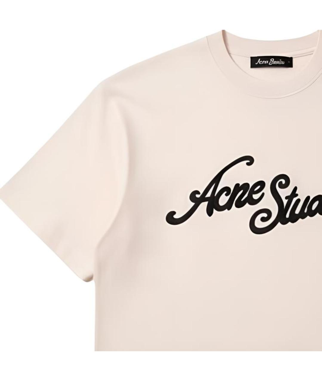 ACNE STUDIOS Розовая футболка, фото 3