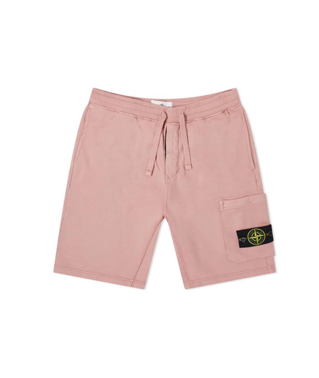 STONE ISLAND Розовые шорты, фото 5
